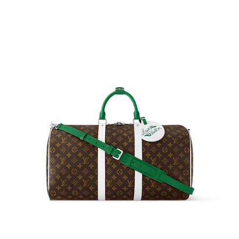 Túi Keepall Bandoulière 50 Monogram Macassar in Túi và Phụ kiện bằng da's Túi xách nam Túi biểu tượng collections by Louis Vuitton (Thu phóng sản phẩm)