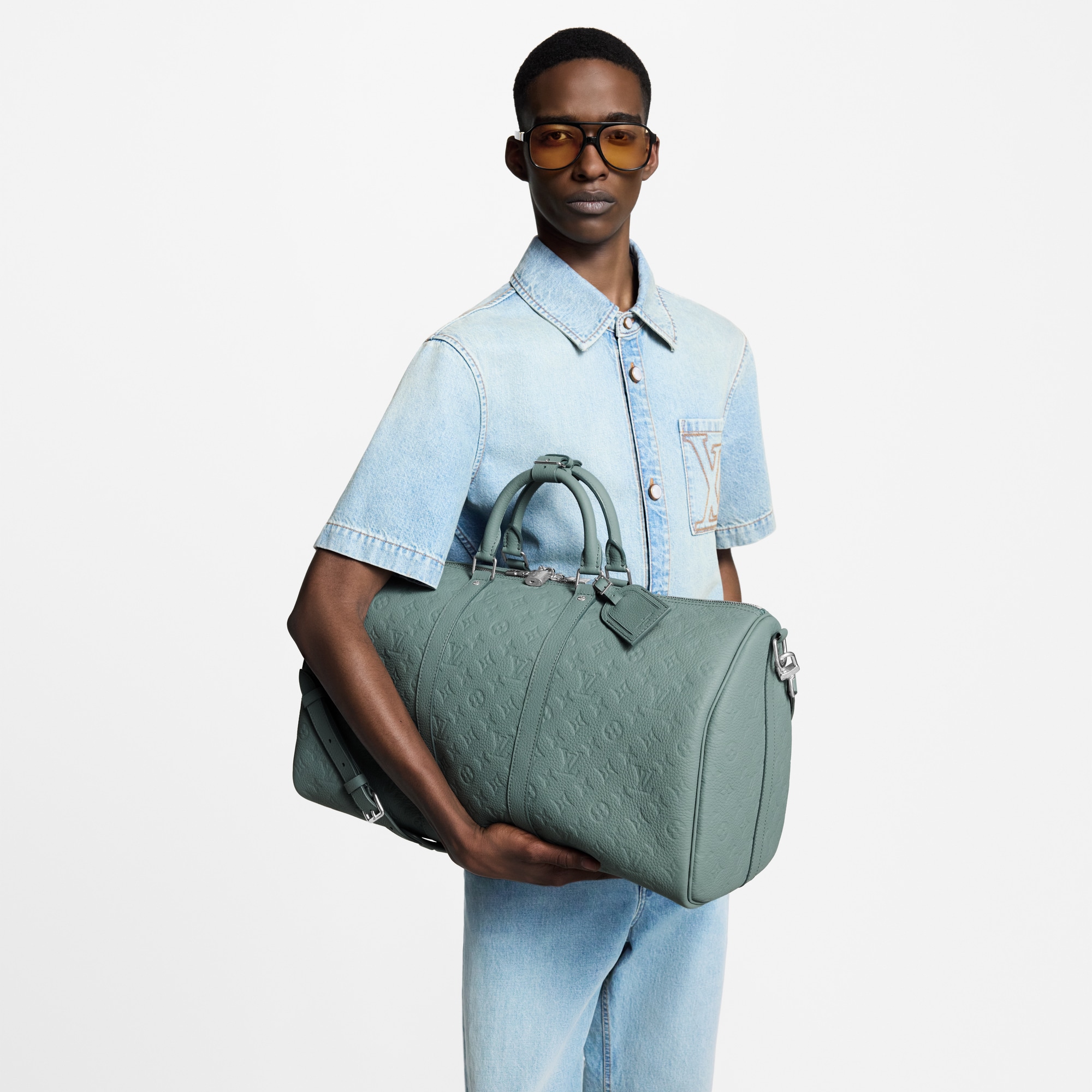 Túi Keepall Bandoulière 50 Taurillon Monogram in Túi và Phụ kiện bằng da