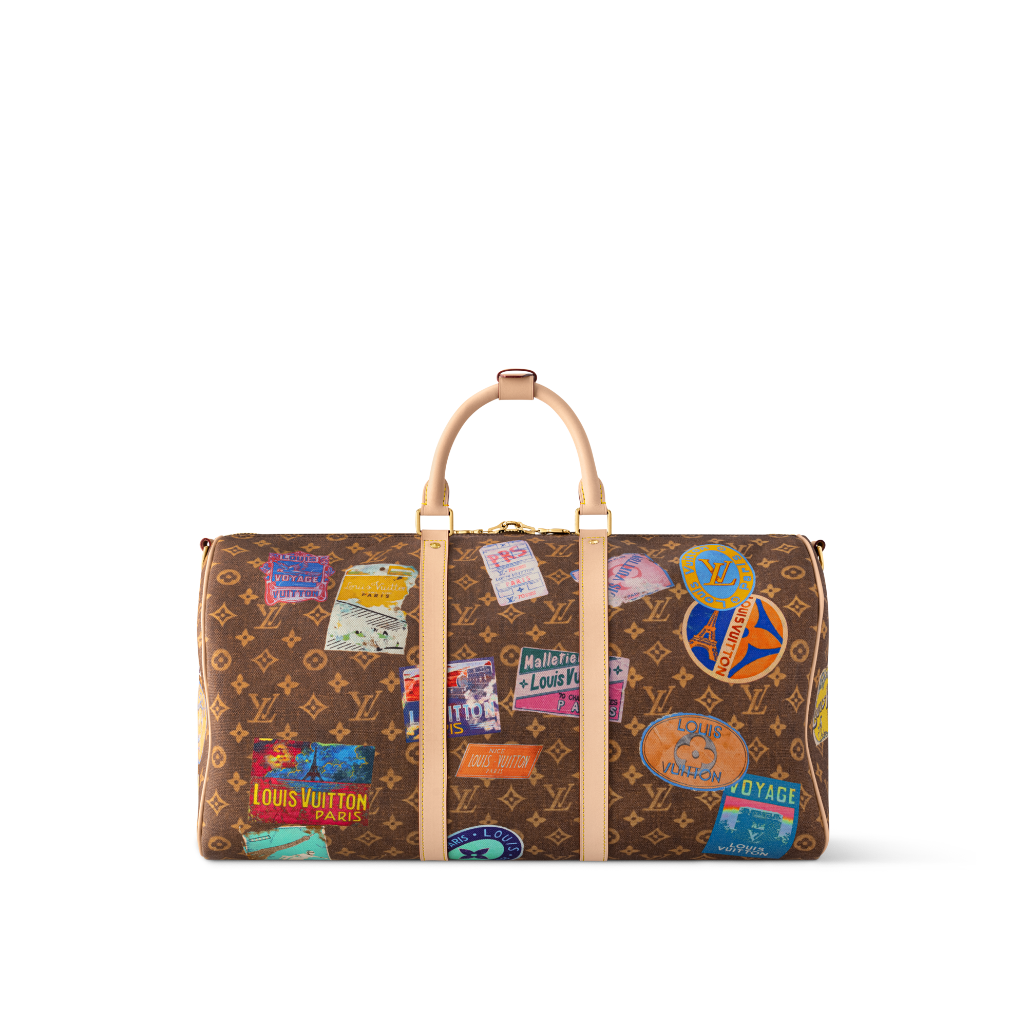 Túi Keepall Bandoulière 50 Các loại Monogram Canvas khác in Đồ Nữ