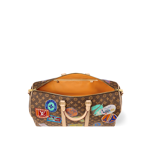 Túi Keepall Bandoulière 50 Các loại Monogram Canvas khác in Đồ Nữ's Du lịch Túi du lịch collections by Louis Vuitton (Thu phóng sản phẩm)