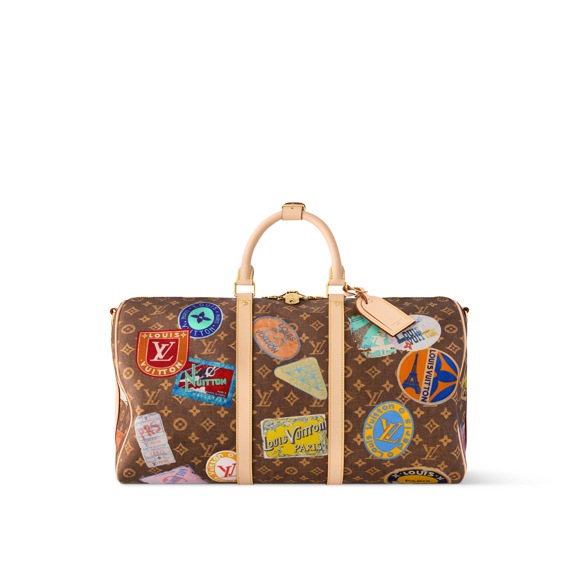 Túi Keepall Bandoulière 50 Các loại Monogram Canvas khác in Đồ Nữ