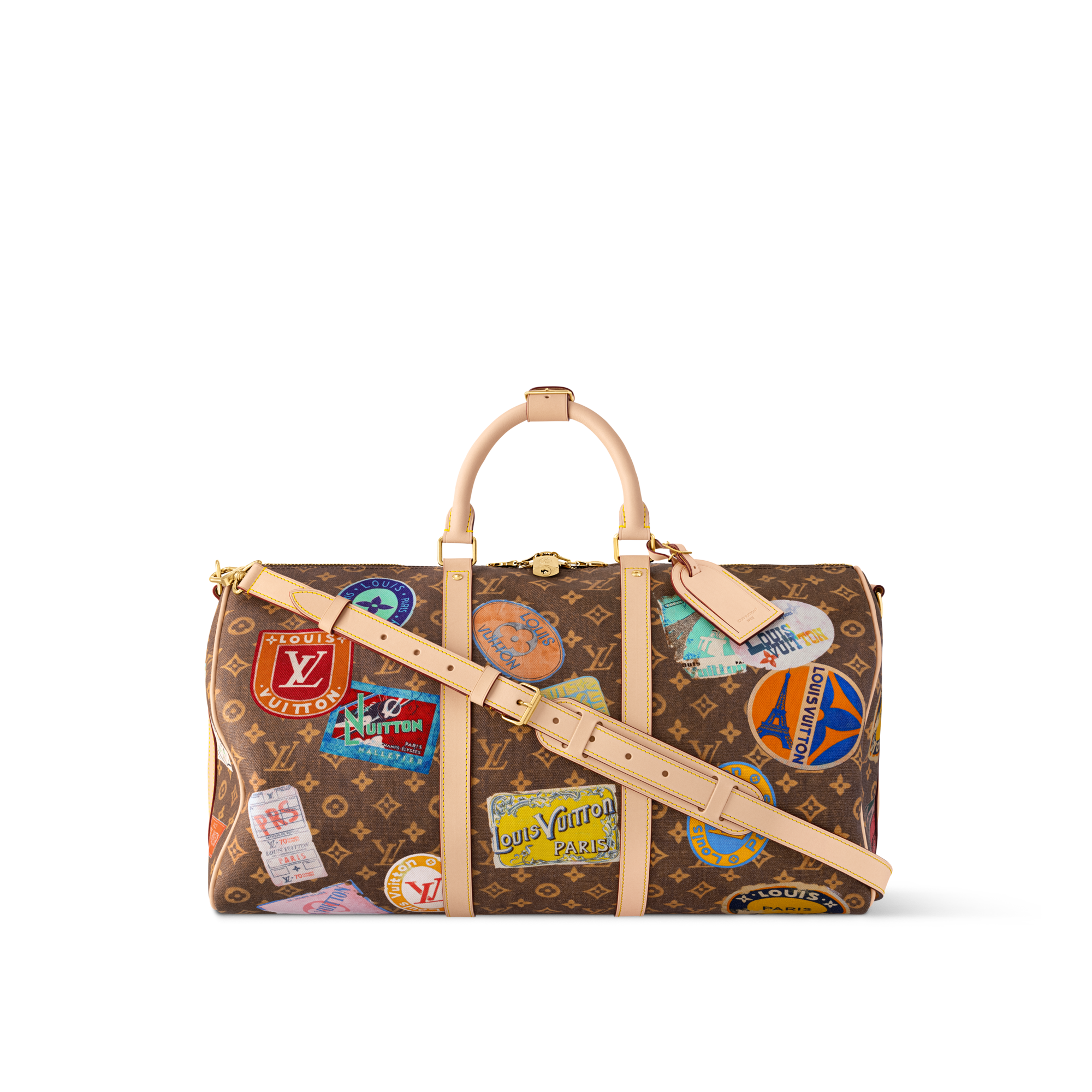 Túi Keepall Bandoulière 50 Các loại Monogram Canvas khác in Đồ Nữ