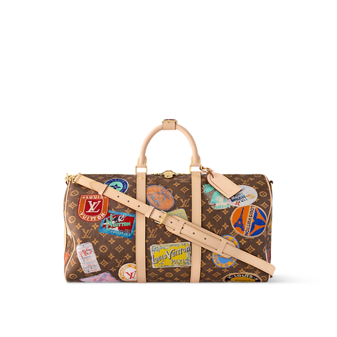 Túi Keepall Bandoulière 50 Các loại Monogram Canvas khác in Đồ Nữ's Du lịch Túi du lịch collections by Louis Vuitton (Thu phóng sản phẩm)