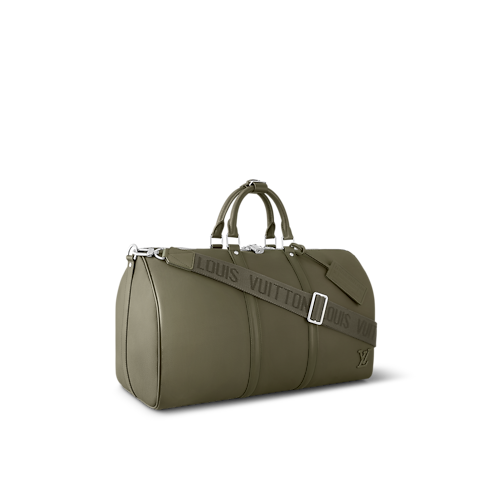 Túi Keepall Bandoulière 50 LV Aerogram in Đồ Nam's Du lịch Túi du lịch collections by Louis Vuitton (Thu phóng sản phẩm)