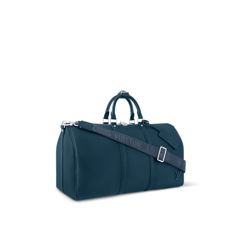 Túi Keepall Bandoulière 50 LV Aerogram in Đồ Nam's Du lịch Túi du lịch collections by Louis Vuitton (Thu phóng sản phẩm)