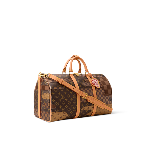 Túi Keepall Bandoulière 50 in Túi và Phụ kiện bằng da's Túi xách nam Túi biểu tượng collections by Louis Vuitton (Thu phóng sản phẩm)