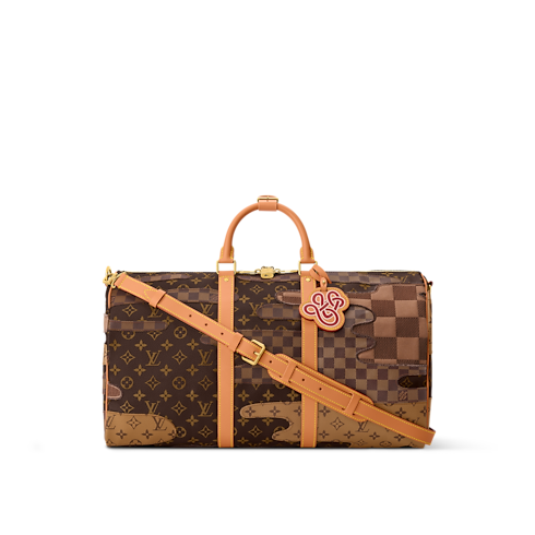 Túi Keepall Bandoulière 50 in Túi và Phụ kiện bằng da's Túi xách nam Túi biểu tượng collections by Louis Vuitton (Thu phóng sản phẩm)