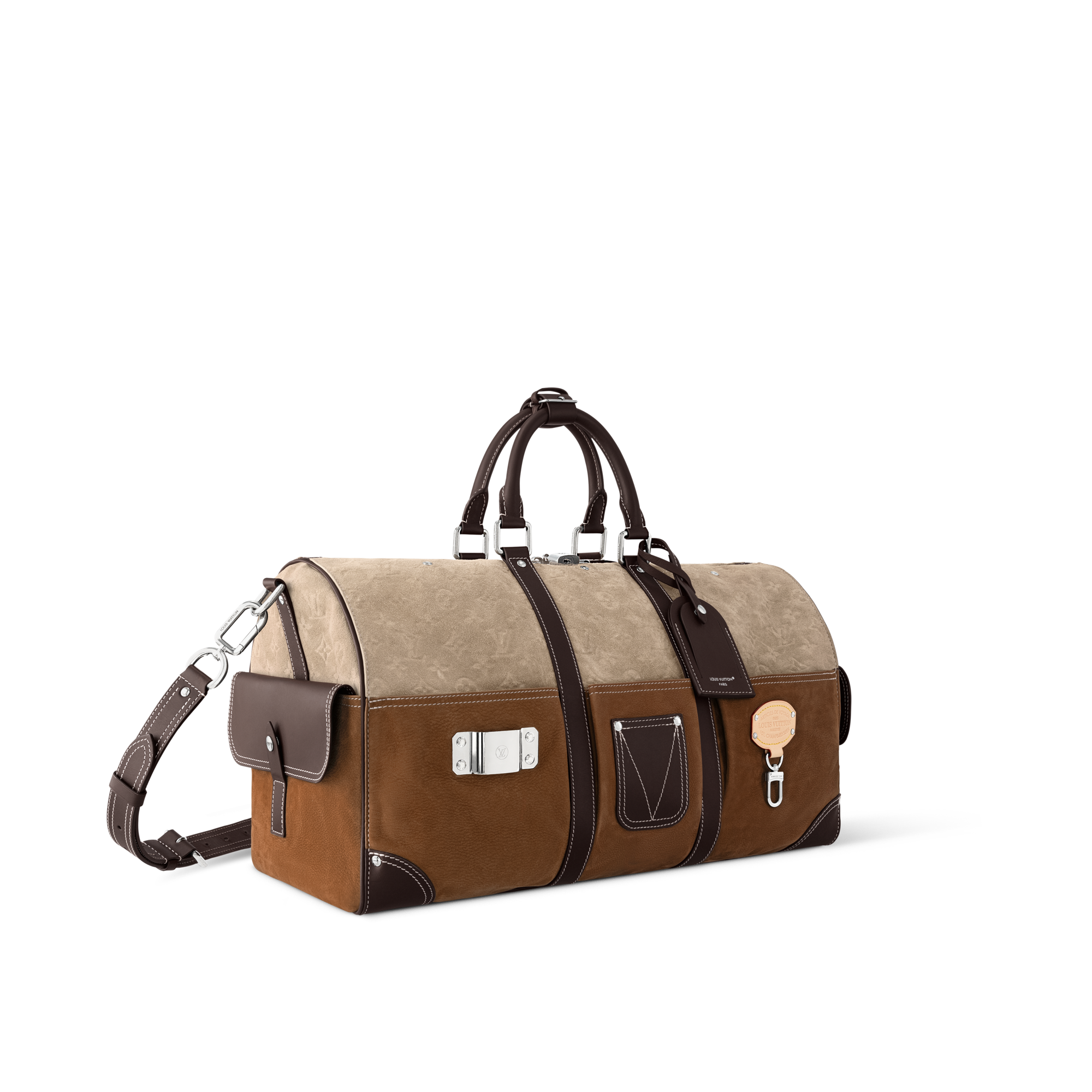 Túi Keepall Bandoulière 50 Autres Cuirs Monogram in Đồ Nam