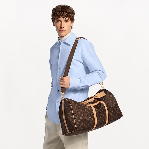 Túi Keepall Bandoulière 50 G76 in Rương, Phụ kiện du lịch và Trang trí nội thất's Vali và Túi du lịch Túi du lịch collections by Louis Vuitton (Thu phóng sản phẩm)