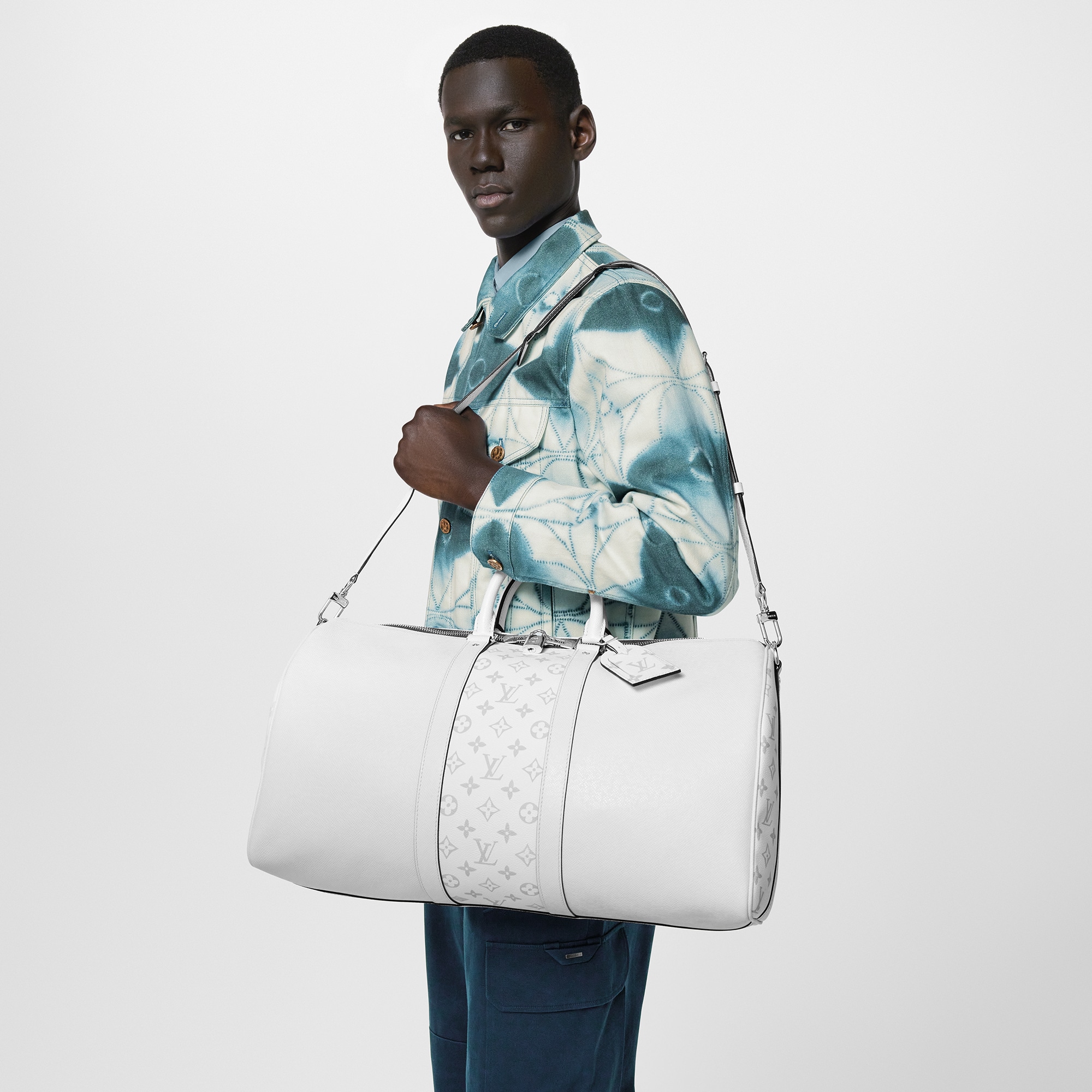 Túi Keepall Bandoulière 50 Taigarama in Túi và Phụ kiện bằng da