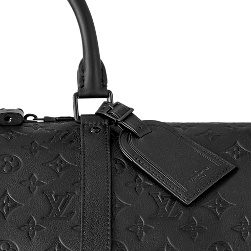 Túi Keepall Bandoulière 50 Monogram Shadow Leather in Đồ Nam's Discontinued Product Obs 11 collections by Louis Vuitton (Thu phóng sản phẩm)