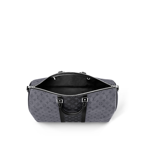 Túi Keepall Bandoulière 50 Monogram Eclipse in Đồ Nam's Du lịch Túi du lịch collections by Louis Vuitton (Thu phóng sản phẩm)