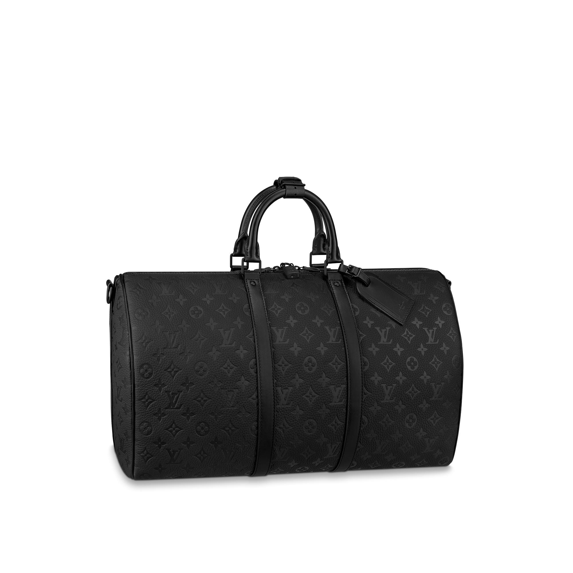 Túi Keepall Bandoulière 50 Monogram Taurillon Leather LG - G90 in Rương, Phụ kiện du lịch và Trang trí nội thất