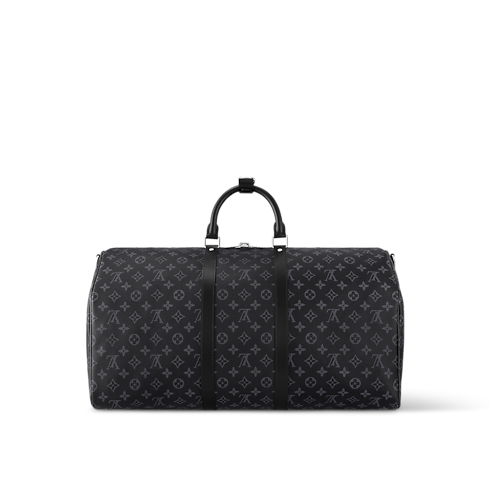 Túi Keepall Bandoulière 55 Monogram Eclipse in Đồ Nam's Du lịch Tất cả Vali và Phụ kiện du lịch collections by Louis Vuitton (Thu phóng sản phẩm)