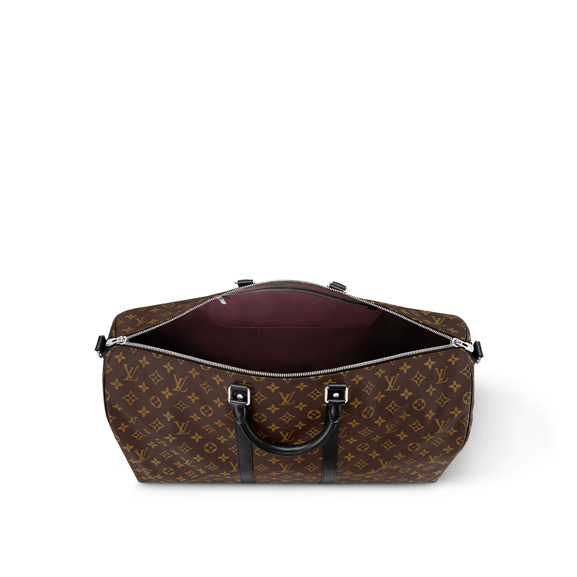 Túi Keepall Bandoulière 55 Monogram Macassar in Túi và Phụ kiện bằng da