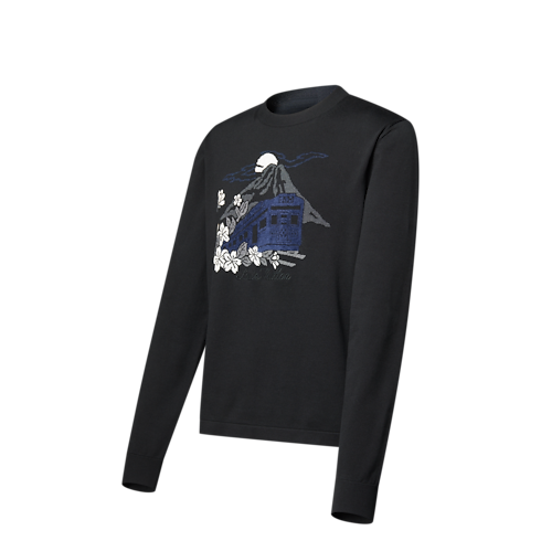 Áo Dệt Kim in Đồ Nam's Trang phục Tất cả Trang phục collections by Louis Vuitton (Thu phóng sản phẩm)