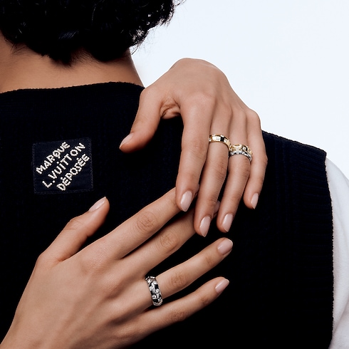 Nhẫn Le Damier de Louis Vuitton - Cỡ Vừa in Trang sức's Danh mục sản phẩm Nhẫn collections by Louis Vuitton (Thu phóng sản phẩm)