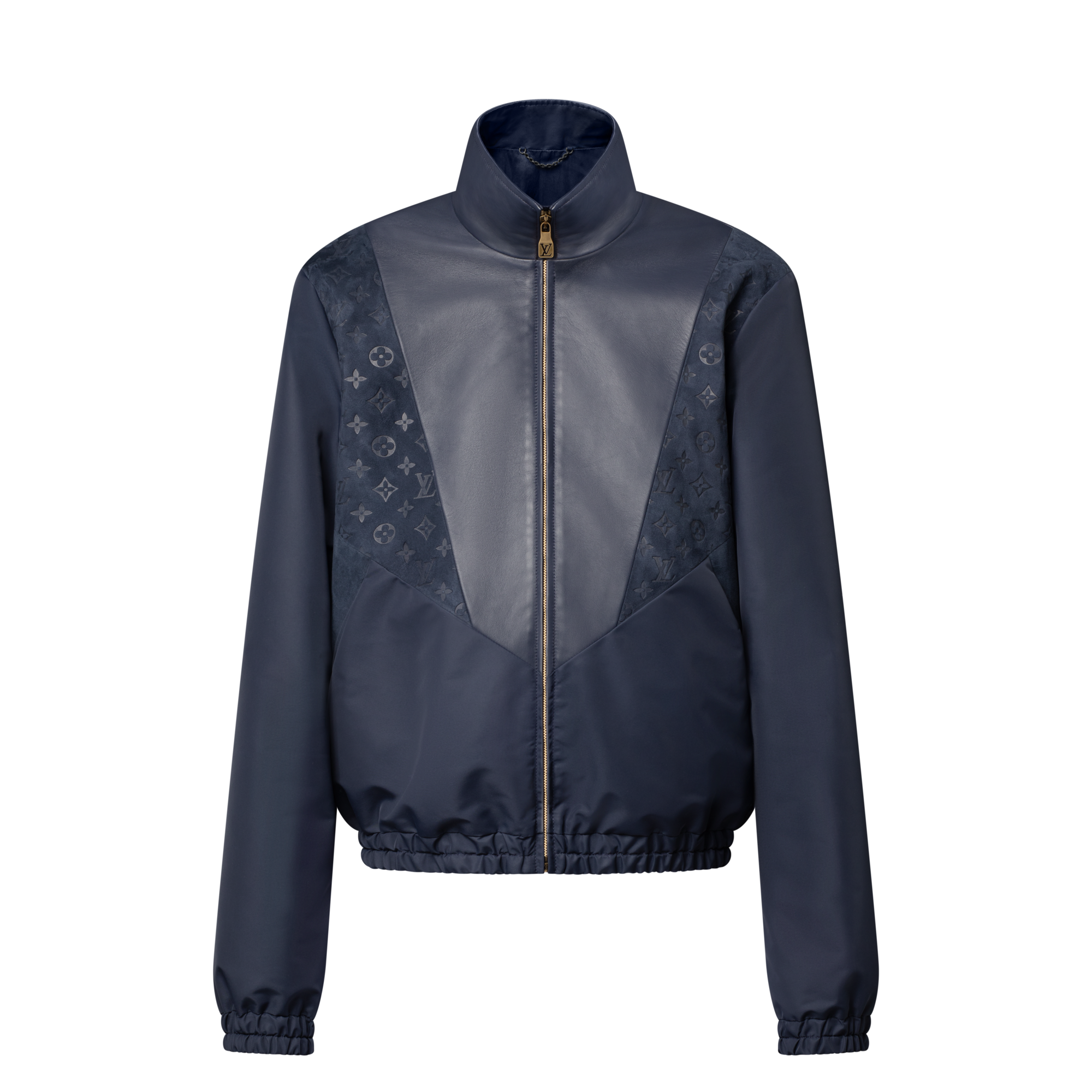 Leather Mix Track Top  in Đồ Nam