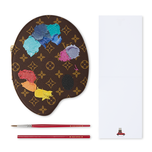 Bộ Dụng Cụ Vẽ Leonardo Carnets de Palace . in Rương, Phụ kiện du lịch và Trang trí nội thất's Văn phòng phẩm Sổ tay, túi đựng bút và đồ dùng văn phòng collections by Louis Vuitton (Thu phóng sản phẩm)
