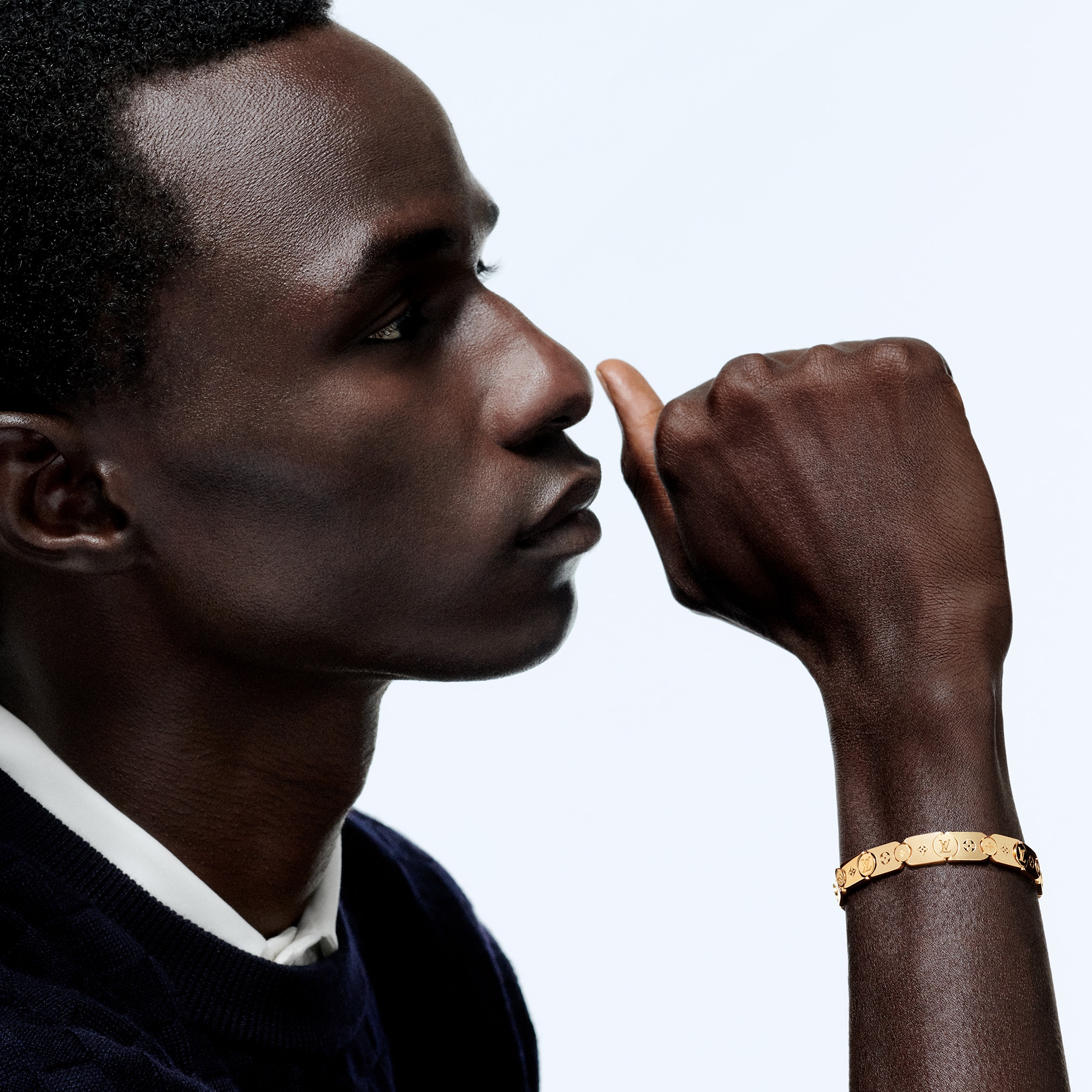 Vòng Tay Les Gastons Vuitton Gourmette  in Trang sức