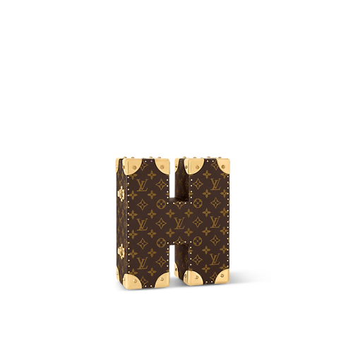 Rương Chữ H Monogram in Les Extraordinaires's Rương Letter Trunks collections by Louis Vuitton (Thu phóng sản phẩm)