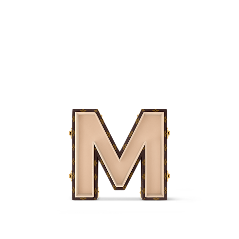 Rương Chữ M Monogram in Les Extraordinaires's Rương Letter Trunks collections by Louis Vuitton (Thu phóng sản phẩm)