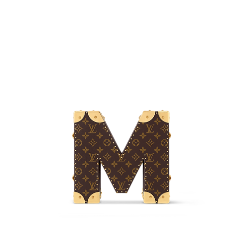 Rương Chữ M Monogram in Les Extraordinaires's Rương Letter Trunks collections by Louis Vuitton (Thu phóng sản phẩm)
