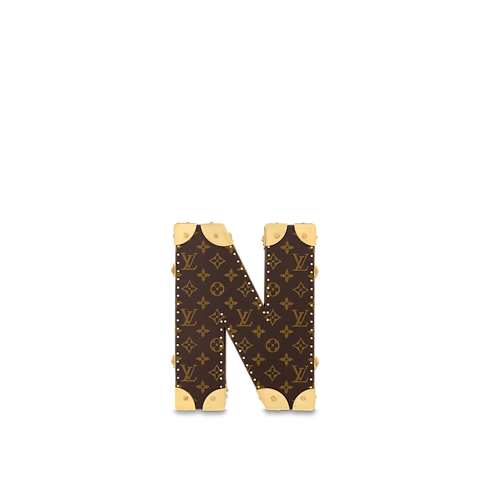 Rương Chữ N Monogram in Les Extraordinaires's Rương Letter Trunks collections by Louis Vuitton (Thu phóng sản phẩm)