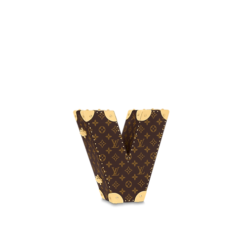 Rương Chữ V Monogram in Les Extraordinaires's Rương Letter Trunks collections by Louis Vuitton (Thu phóng sản phẩm)