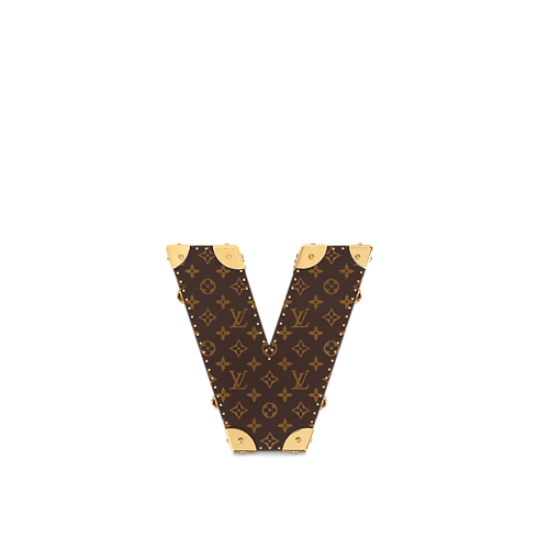 Rương Chữ V Monogram in Les Extraordinaires's Rương Letter Trunks collections by Louis Vuitton (Thu phóng sản phẩm)