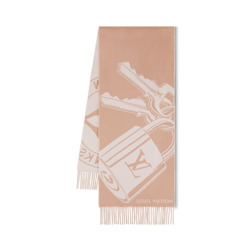 Khăn Quàng Lock And Keys . in Đồ Nữ's Phụ kiện Khăn quàng collections by Louis Vuitton (Thu phóng sản phẩm)