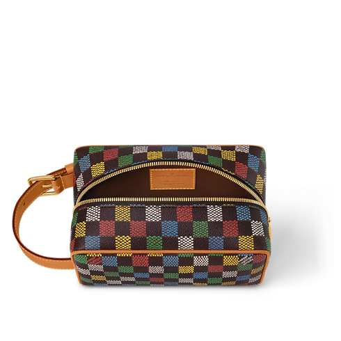Túi Locker Dopp Kit Damier Ebene in Đồ Nam's Du lịch Phụ kiện du lịch collections by Louis Vuitton (Thu phóng sản phẩm)