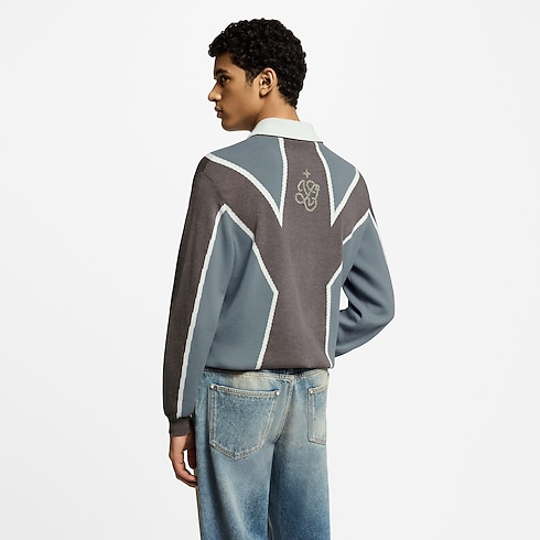 Áo Dệt Kim in Đồ Nam's Trang phục Áo thun và Áo Polo collections by Louis Vuitton (Thu phóng sản phẩm)