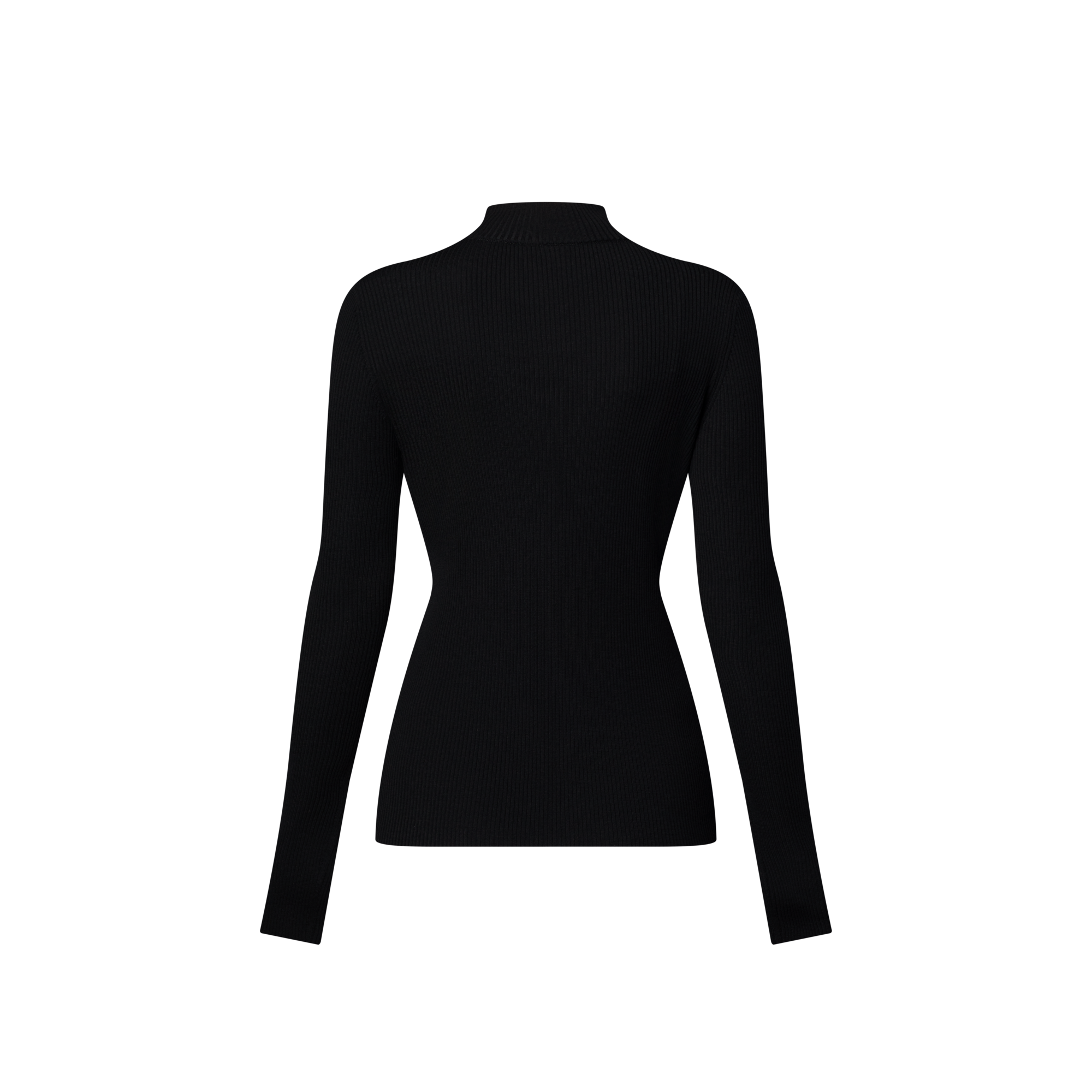 Long-Sleeved Rib-Knit Top  in Đồ Nữ
