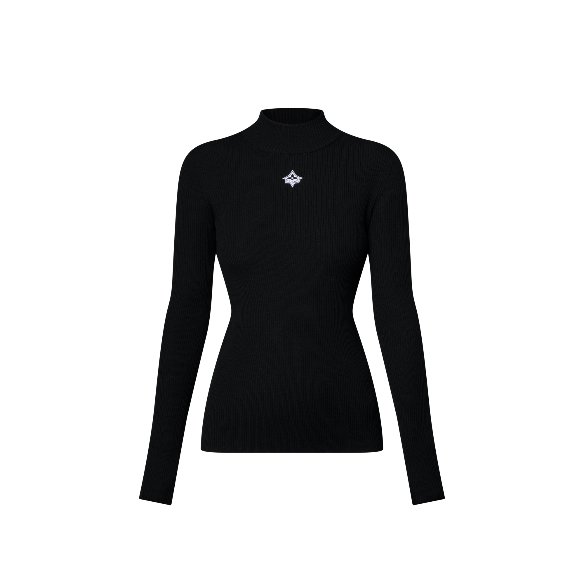 Long-Sleeved Rib-Knit Top  in Đồ Nữ
