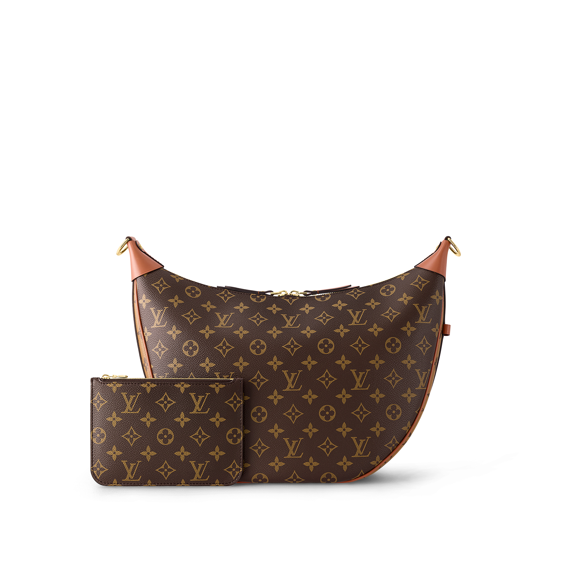 Túi Loop Hobo Monogram Canvas in Đồ Nữ