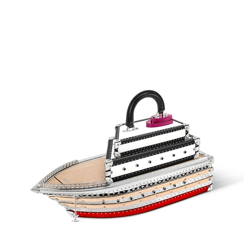 Rương Louis Boat Các loại da khác in Les Extraordinaires's Rương Thiết kế theo mùa collections by Louis Vuitton (Thu phóng sản phẩm)