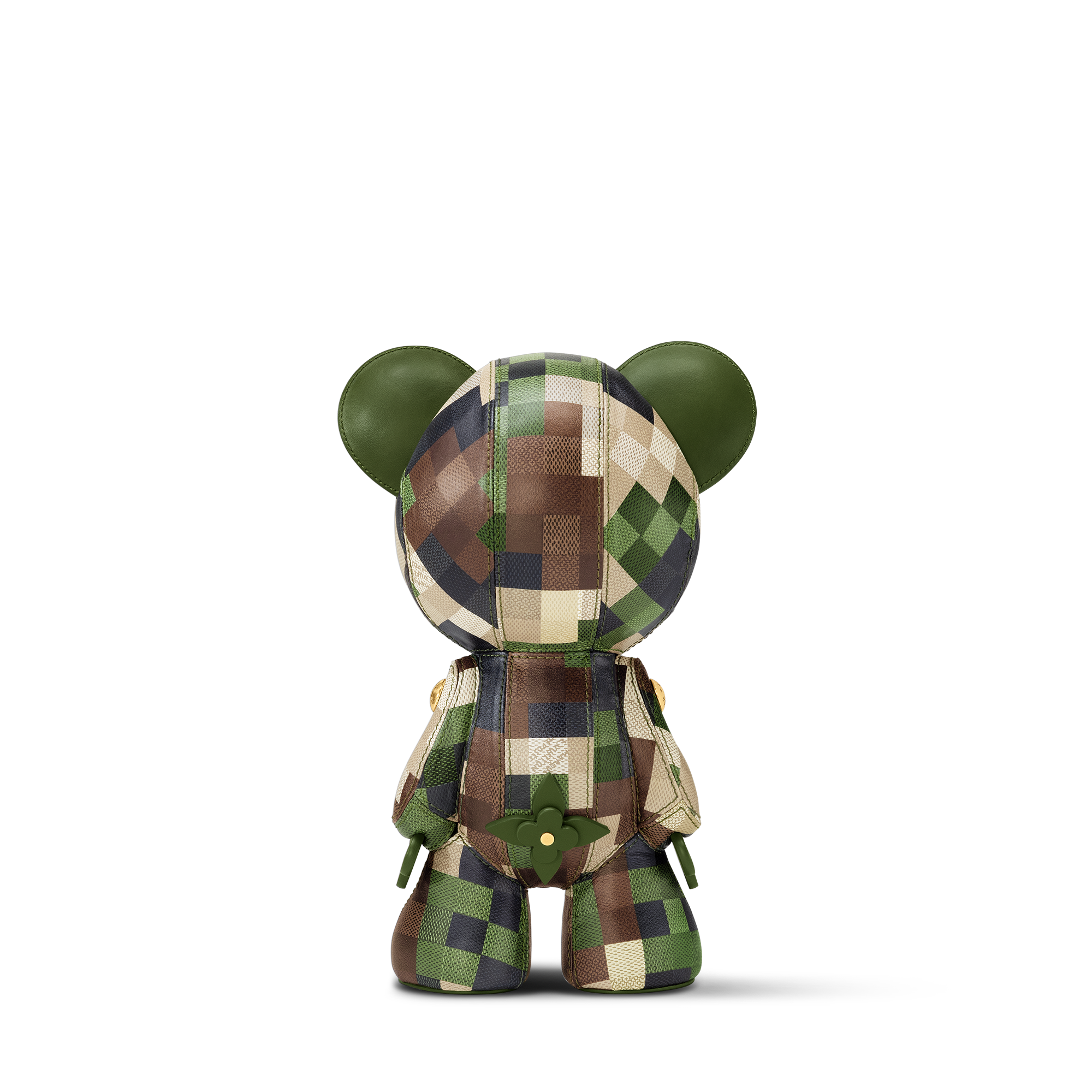 Gấu Louis Collectible Damoflage Nylon in Rương, Phụ kiện du lịch và Trang trí nội thất