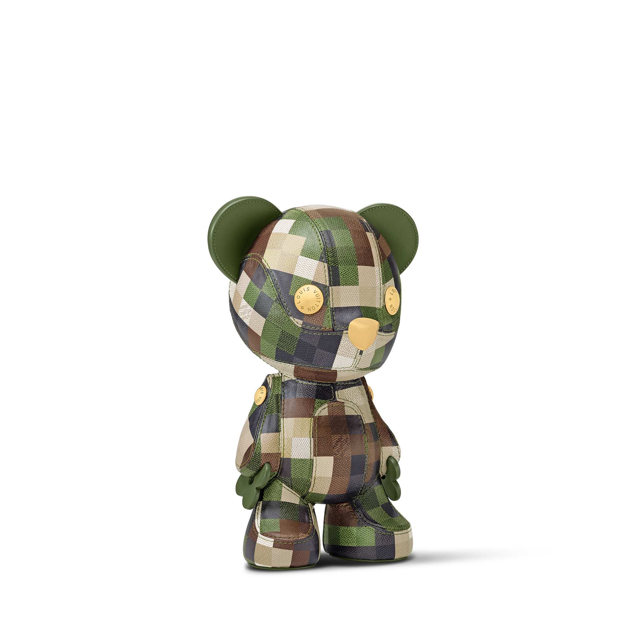 Gấu Louis Collectible Damoflage Nylon in Rương, Phụ kiện du lịch và Trang trí nội thất