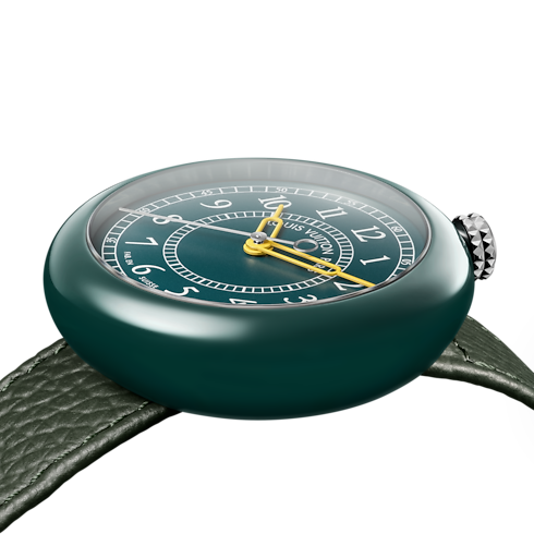 Đồng Hồ Louis Vuitton Monterey Automatic 37MM in Đồng hồ's Tất cả Đồng hồ } collections by Louis Vuitton (Thu phóng sản phẩm)