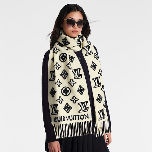 Khăn Quàng LV 3D . in Đồ Nữ's Phụ kiện Khăn quàng collections by Louis Vuitton (Thu phóng sản phẩm)