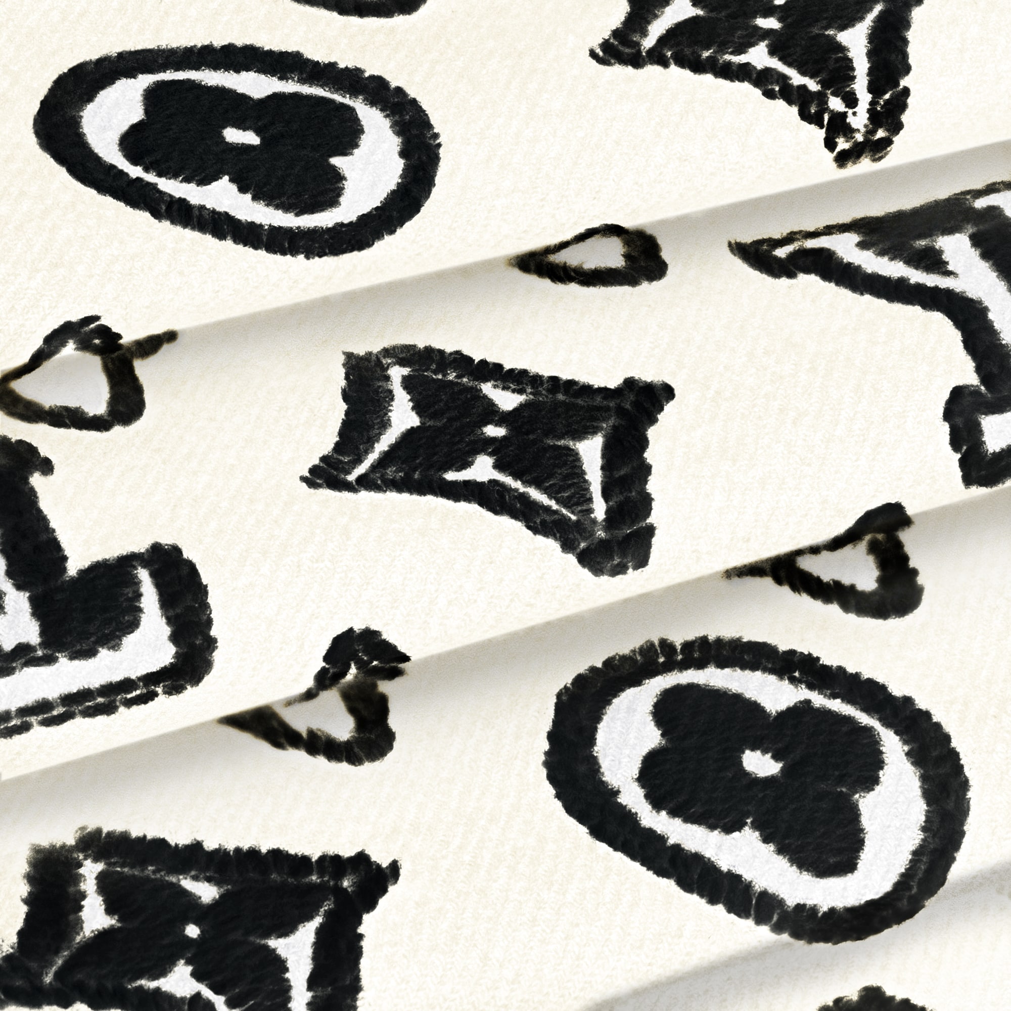 Khăn Quàng LV 3D . in Đồ Nữ