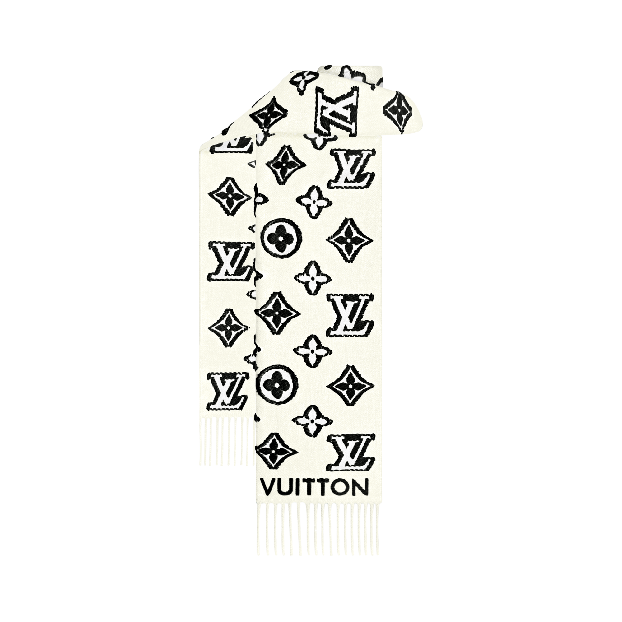 Khăn Quàng LV 3D . in Đồ Nữ