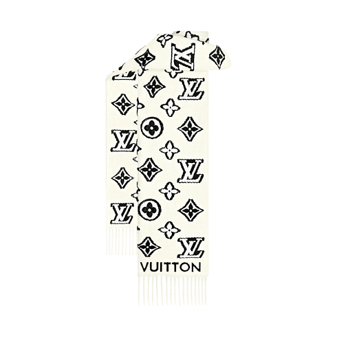 Khăn Quàng LV 3D . in Đồ Nữ's Phụ kiện Khăn quàng collections by Louis Vuitton (Thu phóng sản phẩm)