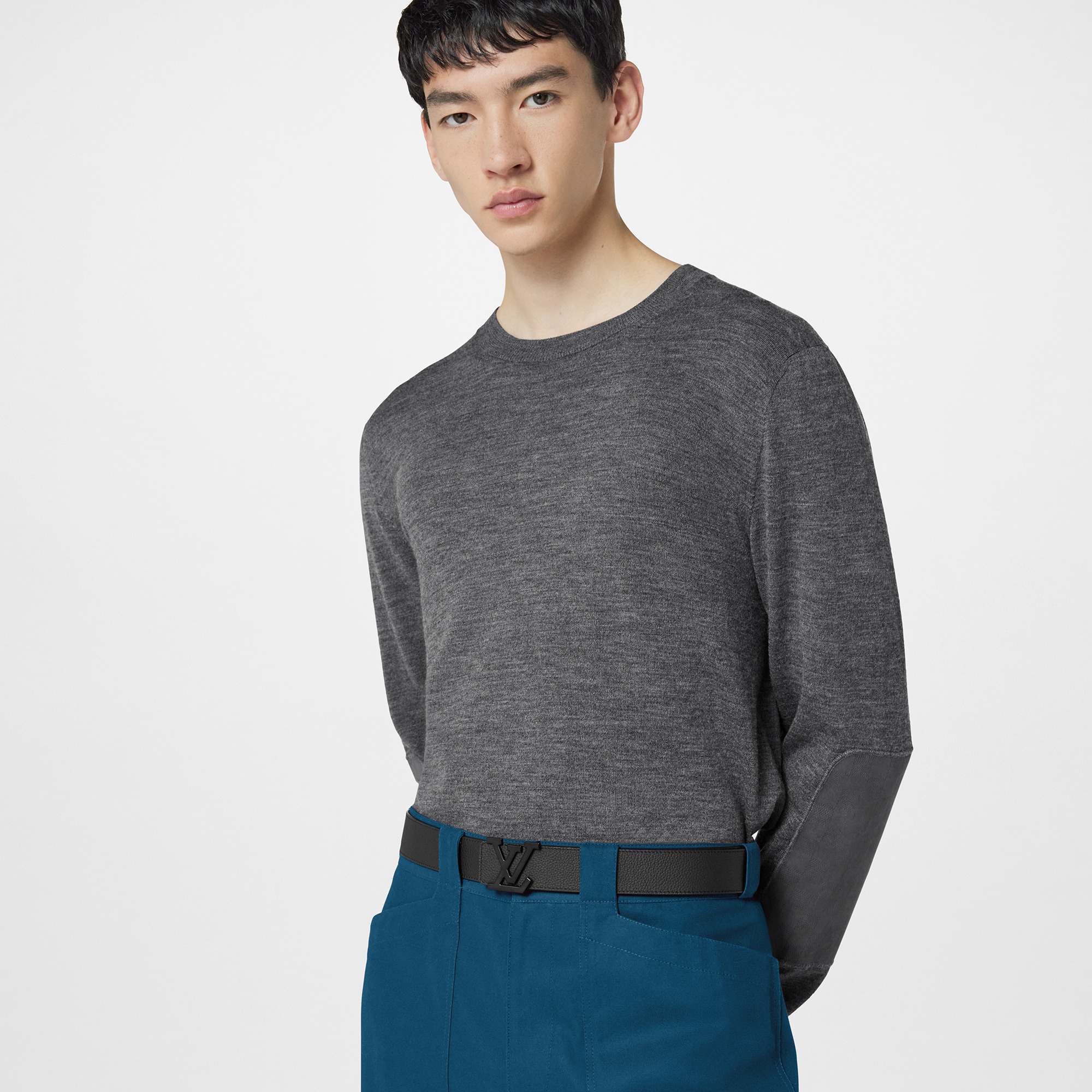 Thắt Lưng LV Aerogram 35MM Các loại da khác in Đồ Nam