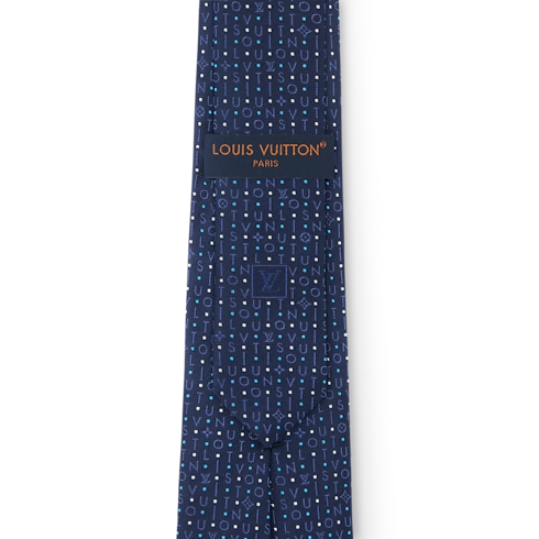Cà Vạt LV Alphabet . in Đồ Nam's Phụ kiện Cà vạt collections by Louis Vuitton (Thu phóng sản phẩm)