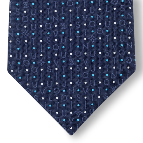 Cà Vạt LV Alphabet . in Đồ Nam's Phụ kiện Cà vạt collections by Louis Vuitton (Thu phóng sản phẩm)