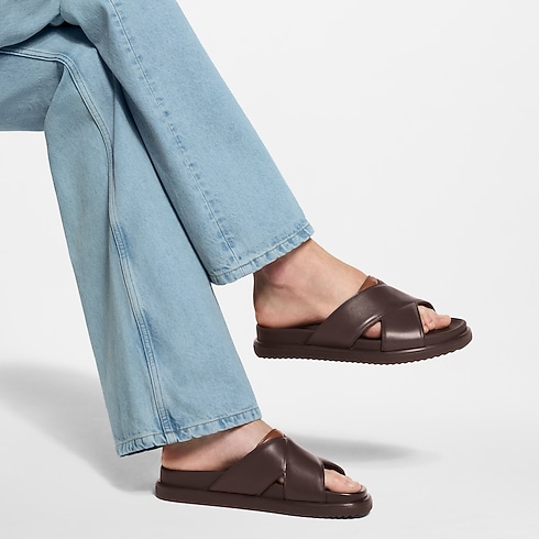 Dép LV Atlas Mule in Đồ Nam's Giày Xăng-đan collections by Louis Vuitton (Thu phóng sản phẩm)