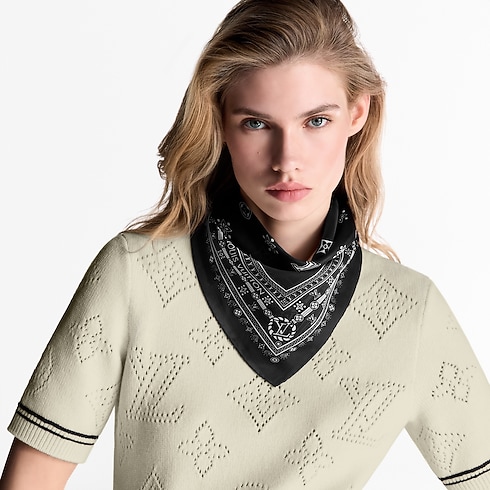 Khăn Vuông LV Bandana 55 . in Đồ Nữ's Phụ kiện Khăn lụa collections by Louis Vuitton (Thu phóng sản phẩm)