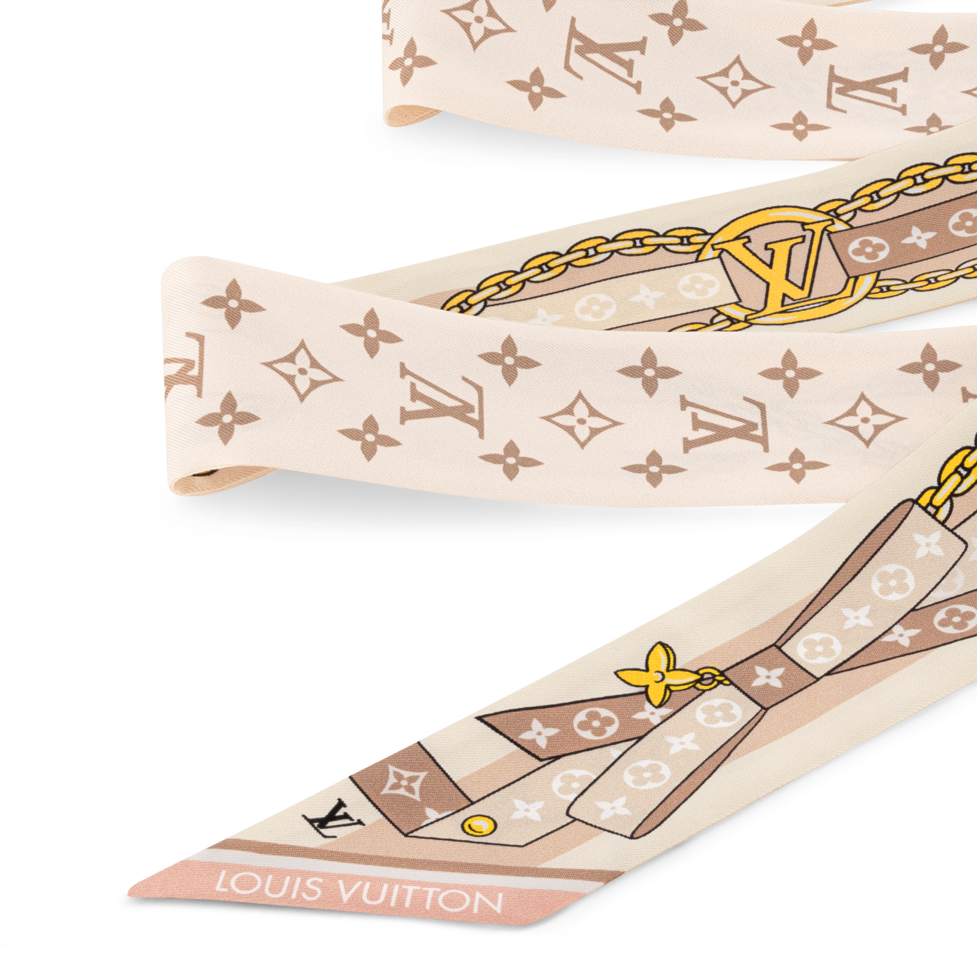 Khăn Lụa LV Bow BB . in Đồ Nữ